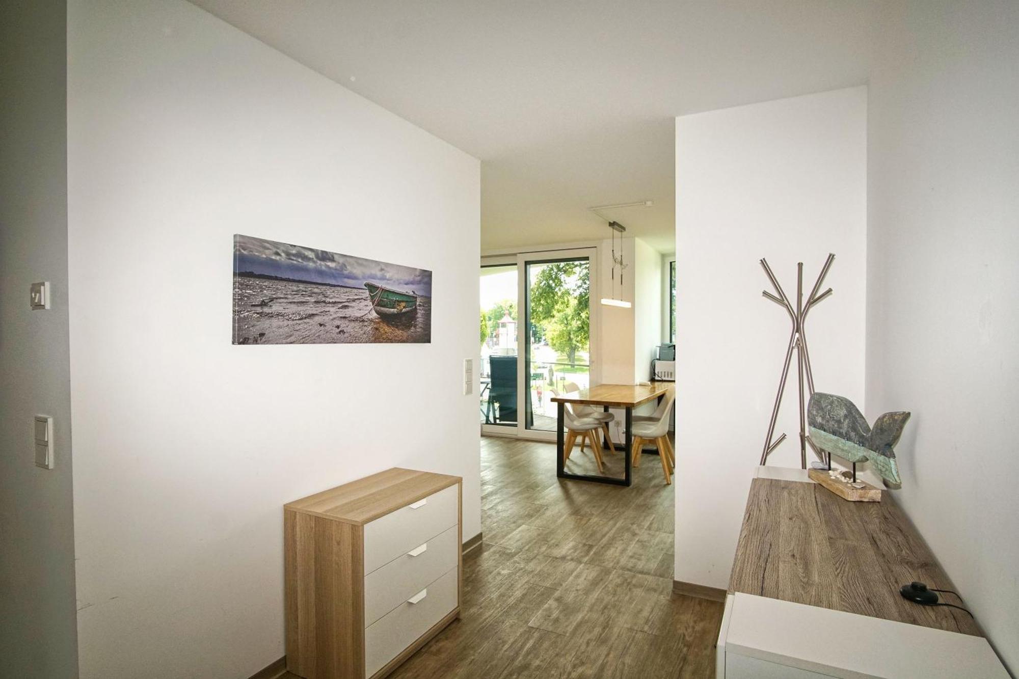Haus Hafenkieker Fewo 08 - Balkon, Hafenblick 푸트버스 외부 사진